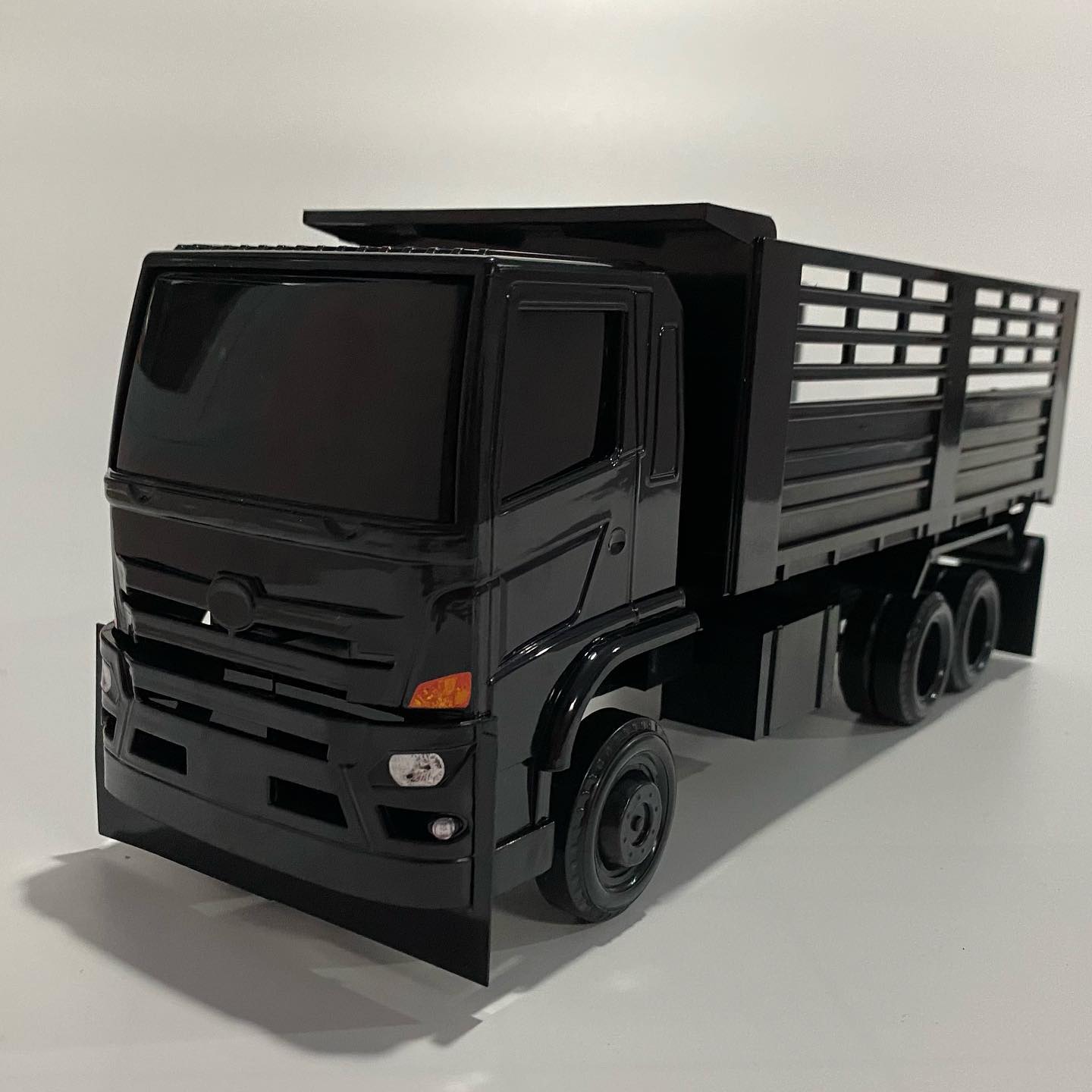 โมเดลรถดั้มของเล่น สีดำ TR5 วิศวะกรรม Toy truck 1:24