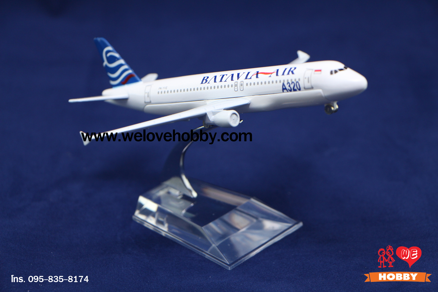 โมเดลเครื่องบิน Batavia Air อินโดนิเซีย (Airbus A320-200)