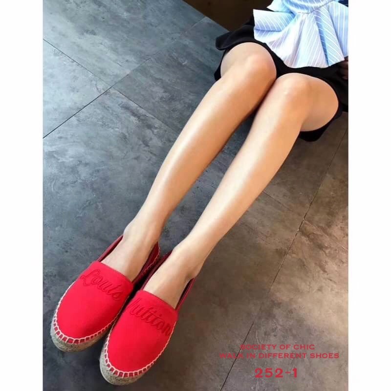 รองเท้า Loius Vuitton Espradrilles (สีดำ)