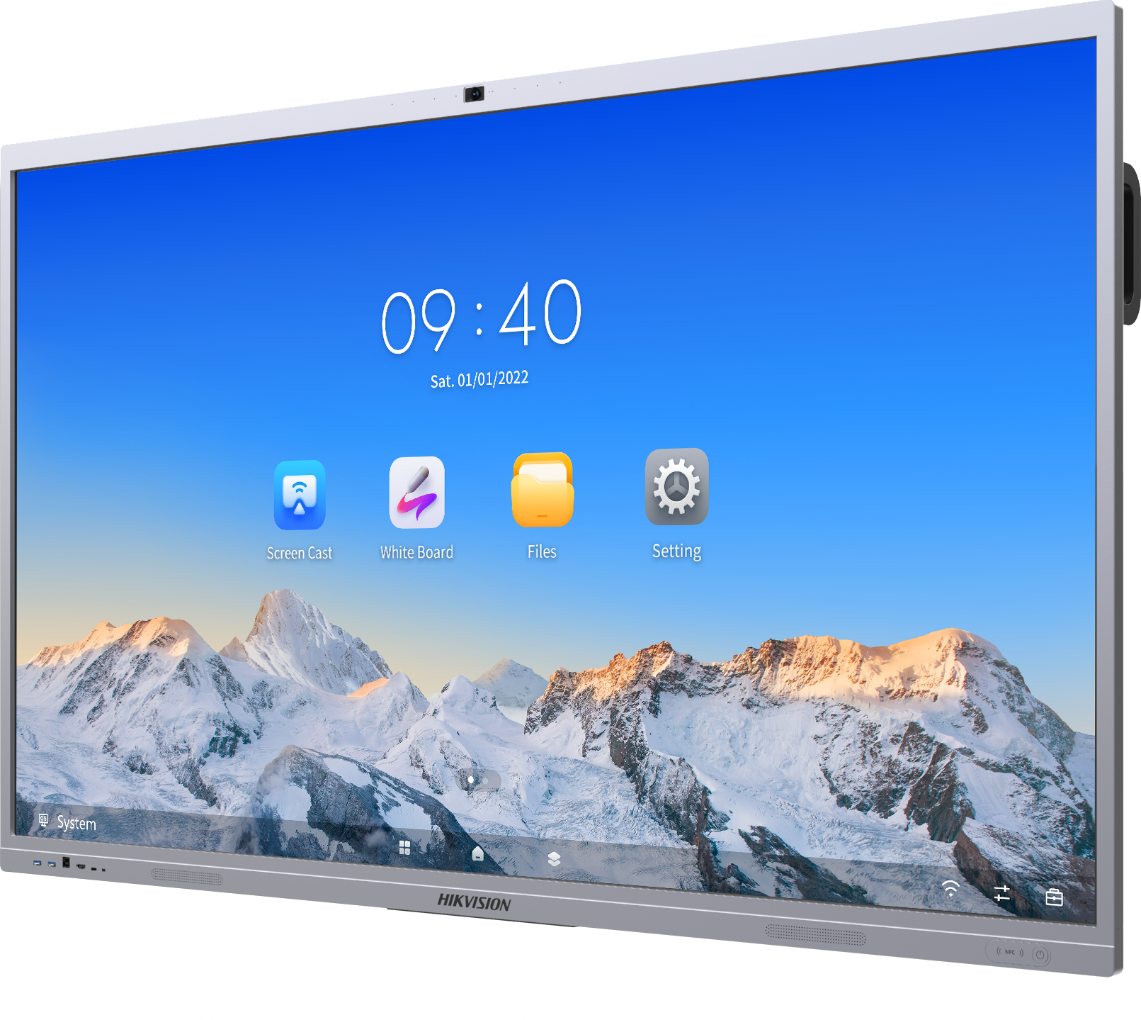 ขายถูก DS-D5C65RB/B HIKVISION 65-inch จอสัมผัส Interactive มี wall mount ในกล่อง ประกันศูนย์