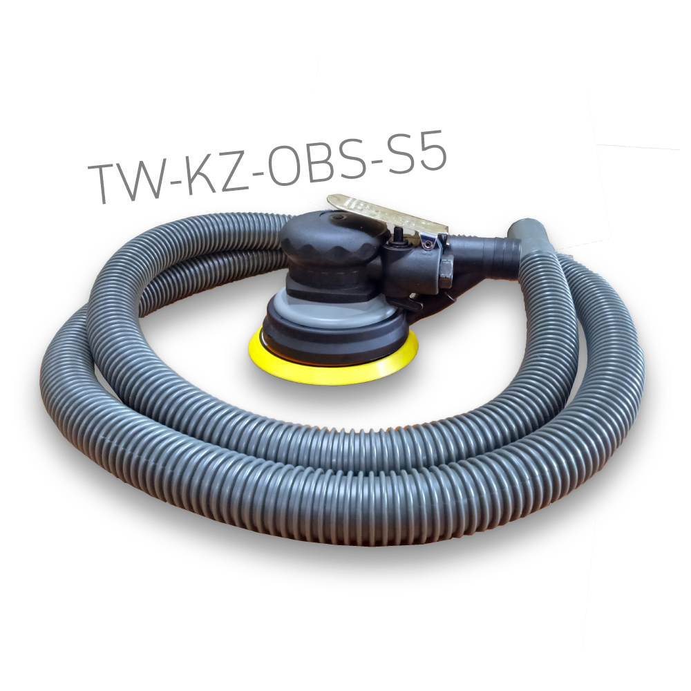 เครื่องขัดกระดาษทรายกลมระบบลมแบบดูดฝุ่น / BE-KZ-OBS
