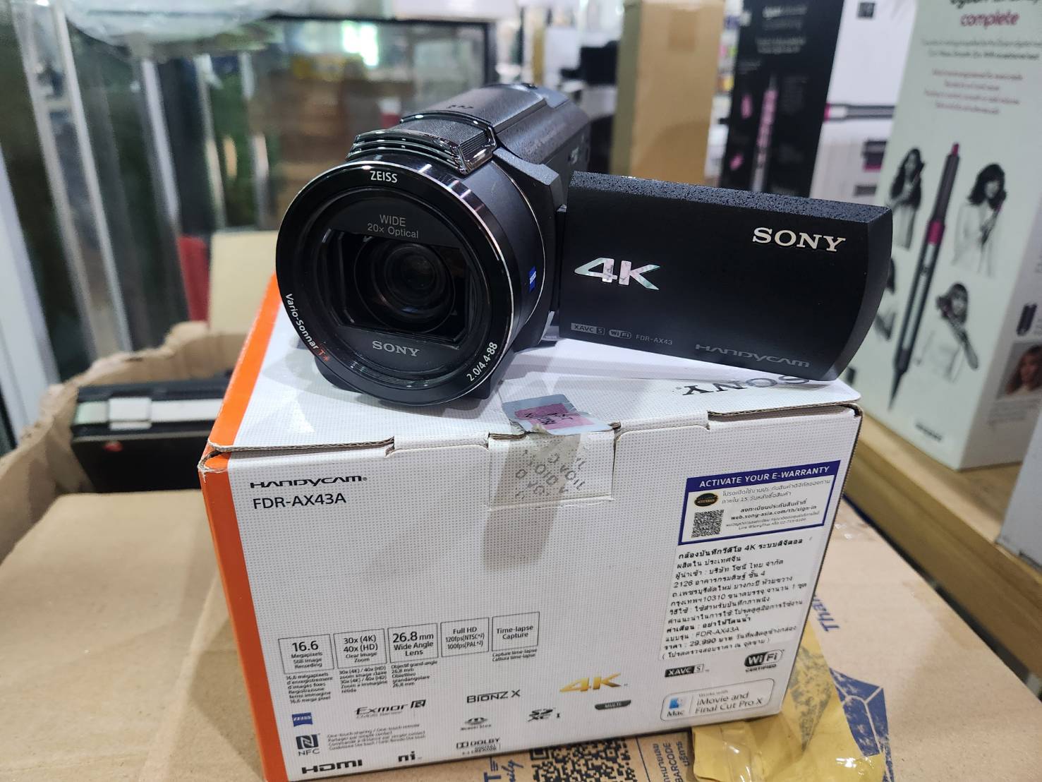 กล้อง Sony Handycam FDR-AX43 + กระเป๋า