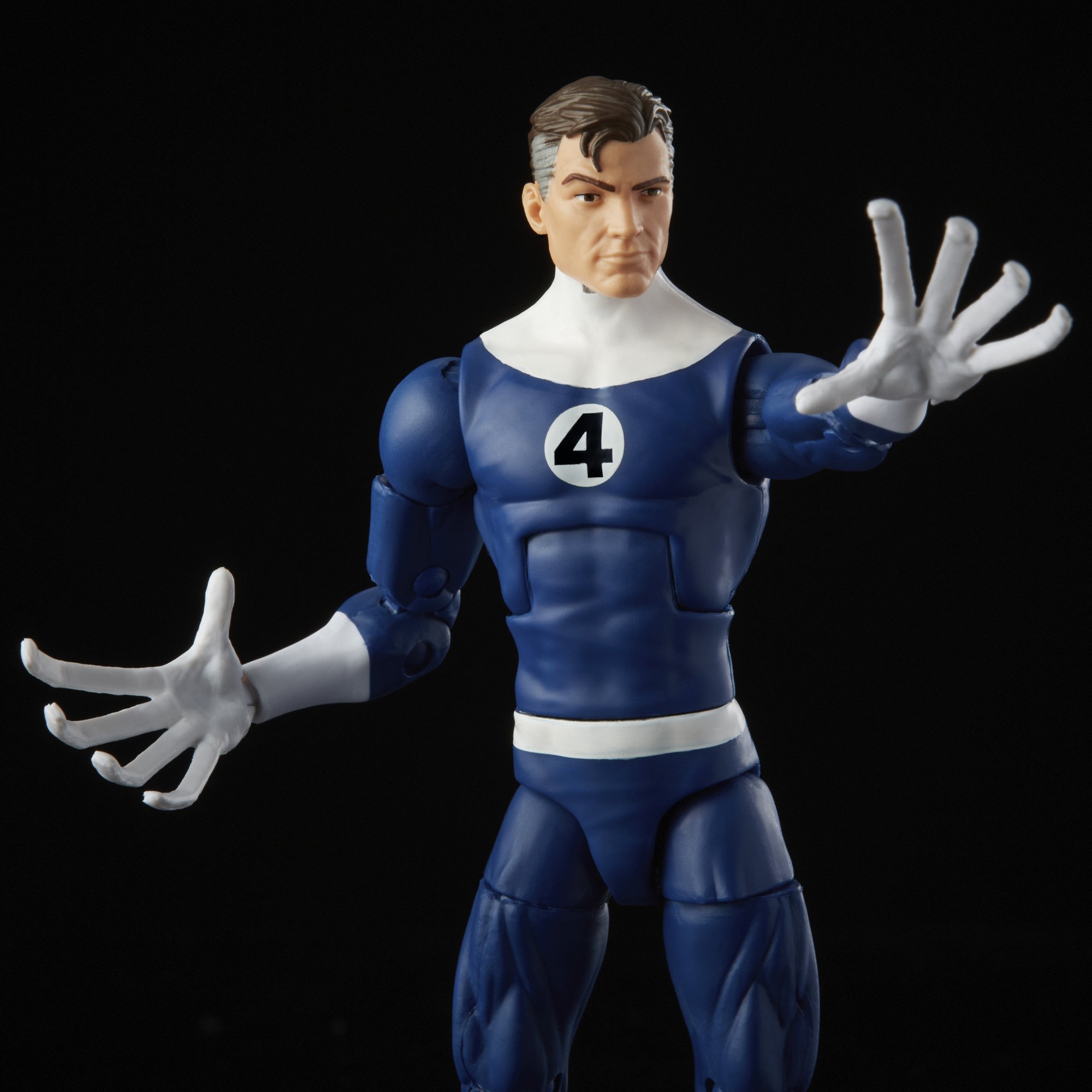 Hasbro Marvel Legends Series Retro Fantastic Four Mr. Fantastic 6-Inch Action Figure ฮาสโบร มาร์เวล เลเจนด์ แฟนแทสติก โฟร์ หุ่นโมเดลฟิกเกอร์ มิสเตอร์ แฟนแทสติก ขนาด 6 นิ้ว ลิขสิทธิ์แท้