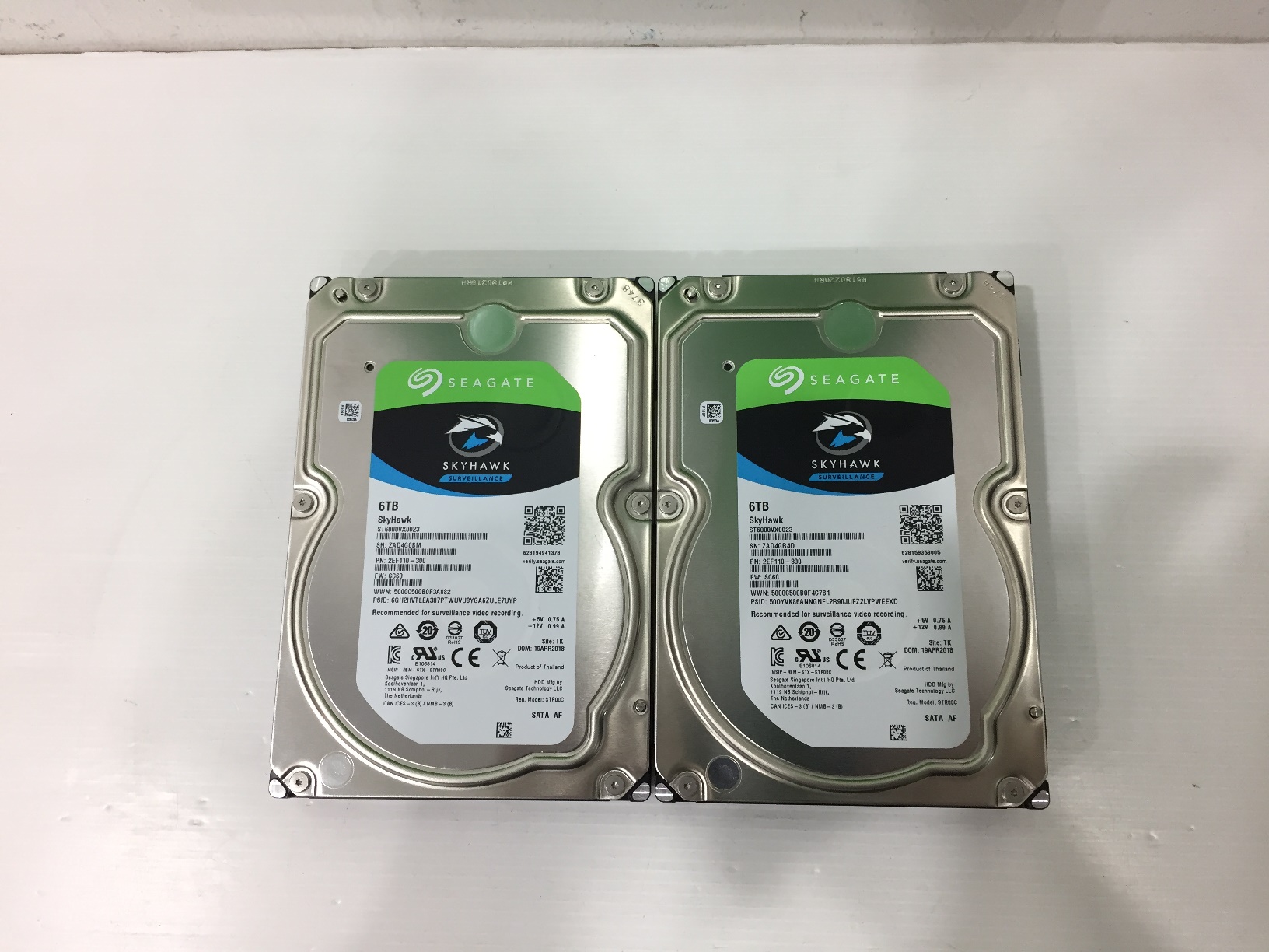 6.0 TB HDD SEAGATE SATA-3 SKYHAWK (ST6000VX0023) 07/2021