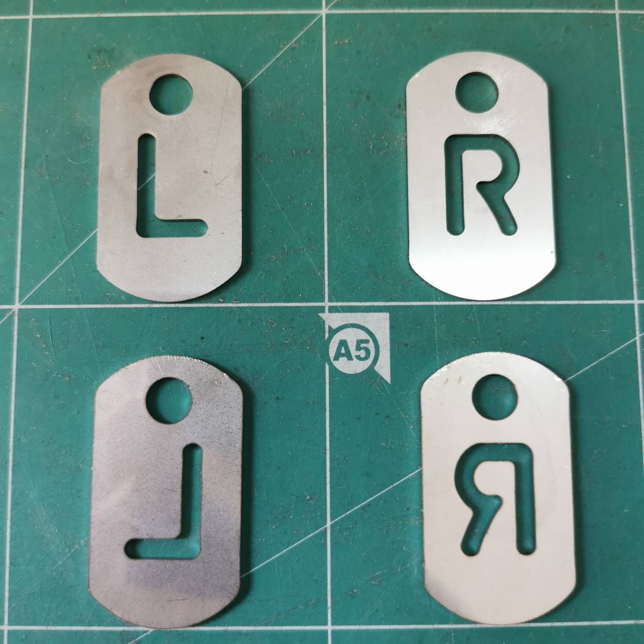 มาร์คเกอร์ L-R แบบแผ่น (X-ray marker L-R)