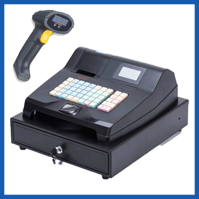 ขายถูก NEOCAL Electronic Cash Register NC-S400T + เครื่องสแกนบาร์โค้ด เครื่องบันทึกเงินสด เครื่องเก็บเงิน (ประกันศูนย์ 1 ปี)