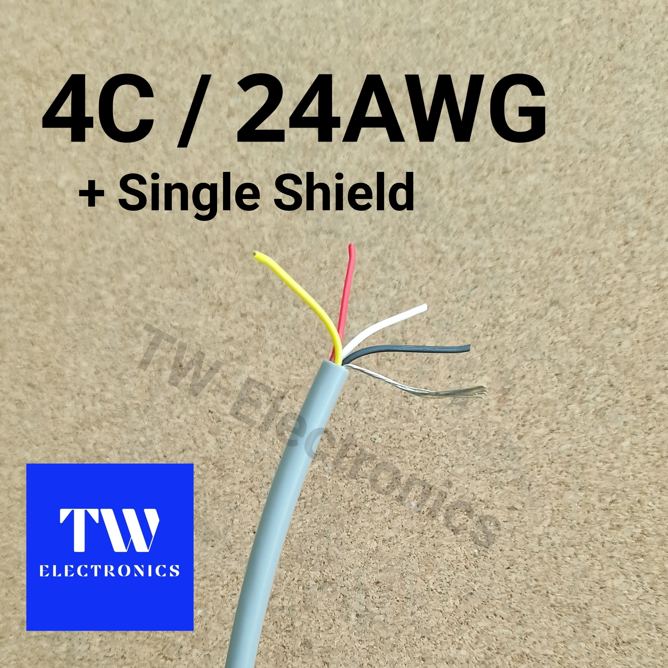สายคอมพิวเตอร์ 4C / Single Shield
