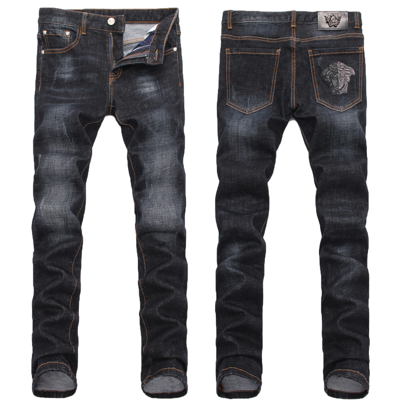 001006 ยีนส์ Ajaz James Style Versace Italy New Summer 2019 Jeans Denim Slim feet Size 28-38