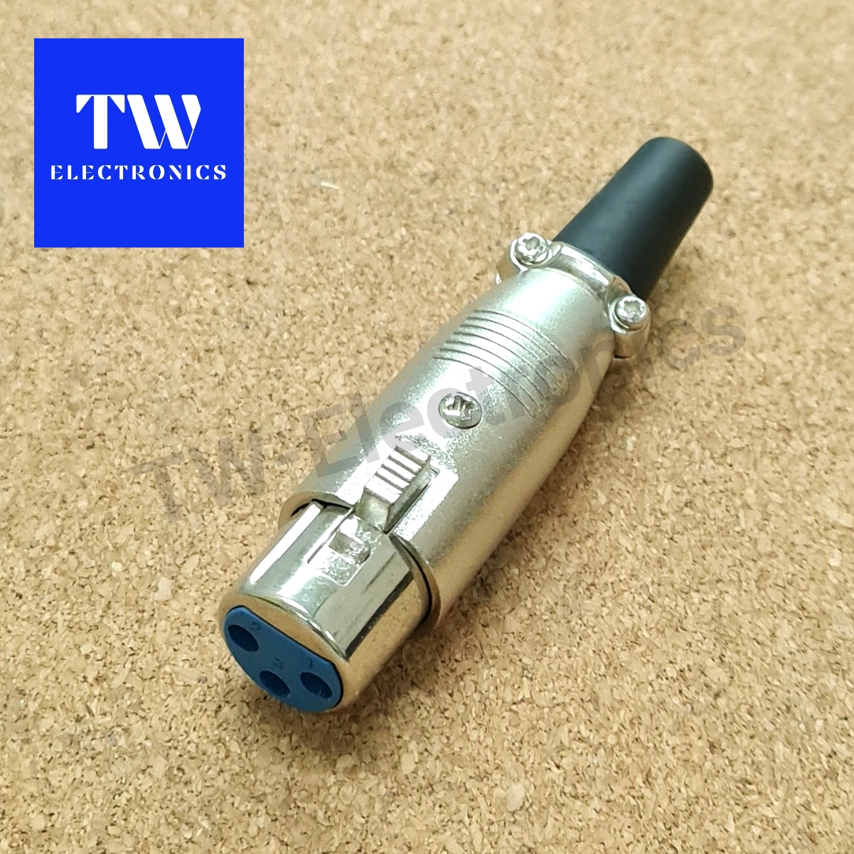 XLR ตัวเมีย ท้ายขันน็อต