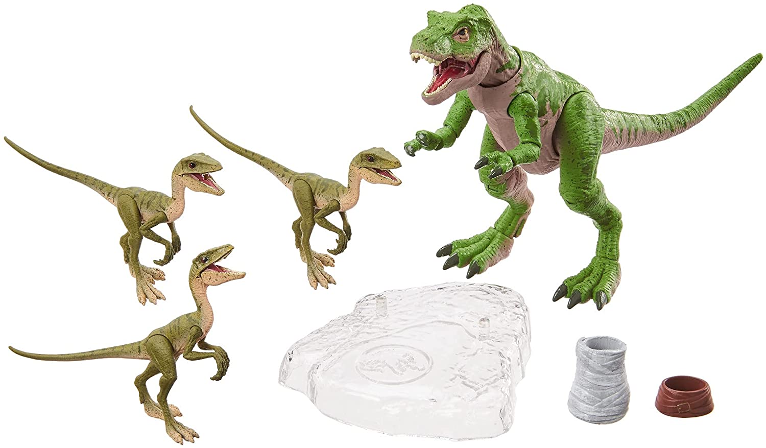 Mattel Jurassic World Amber Collection Tyrannosaurus Rex (HBY32) แมทเทล จูราสสิค เวิลด์ ของเล่นแอ็กชั่นฟิกเกอร์ไดโนเสาร์ ไทแรนโนซอรัส เร็กซ์ (ที. เร็กซ์)