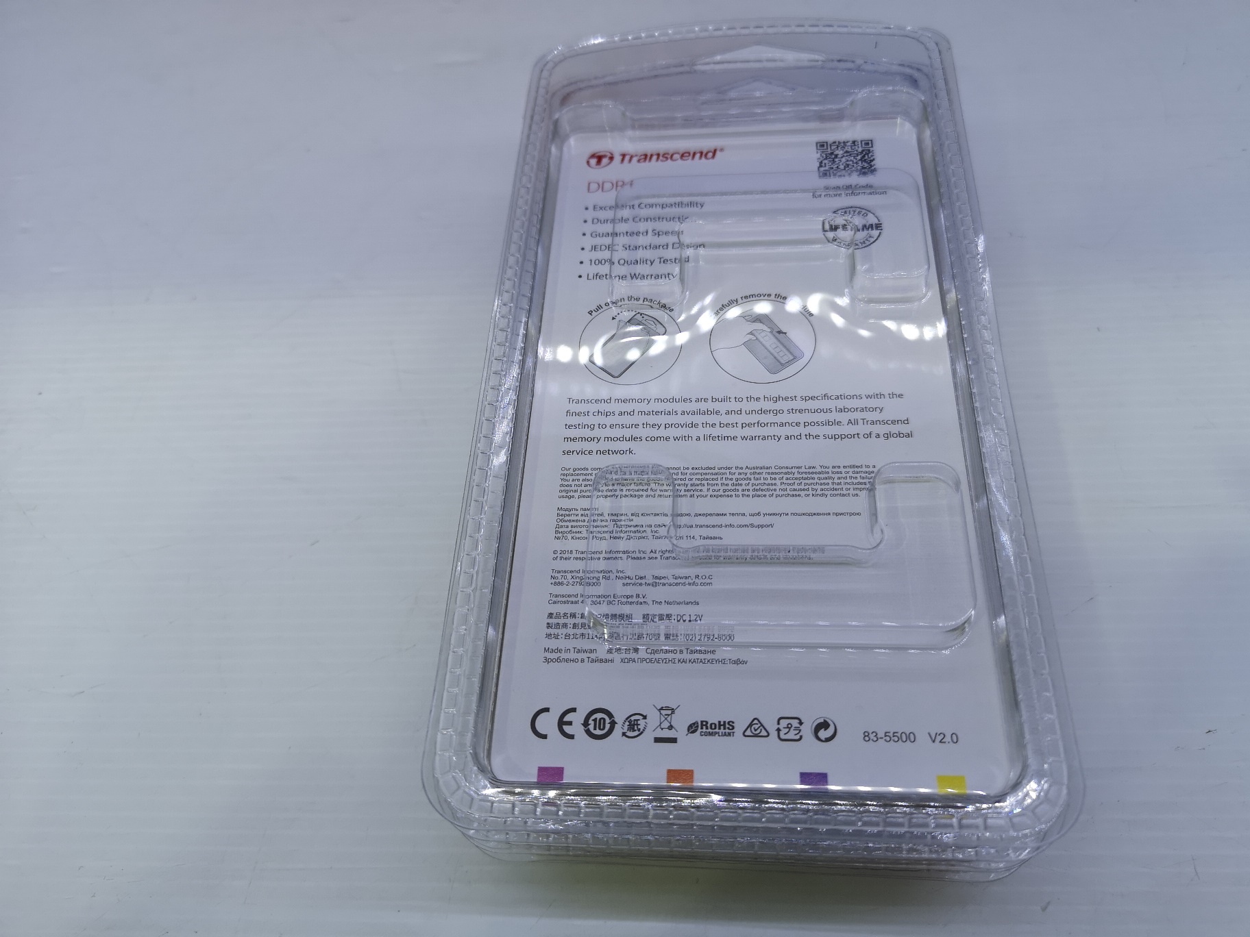 4GB. DDR-4 2400 Transcend Notebook ใหม่