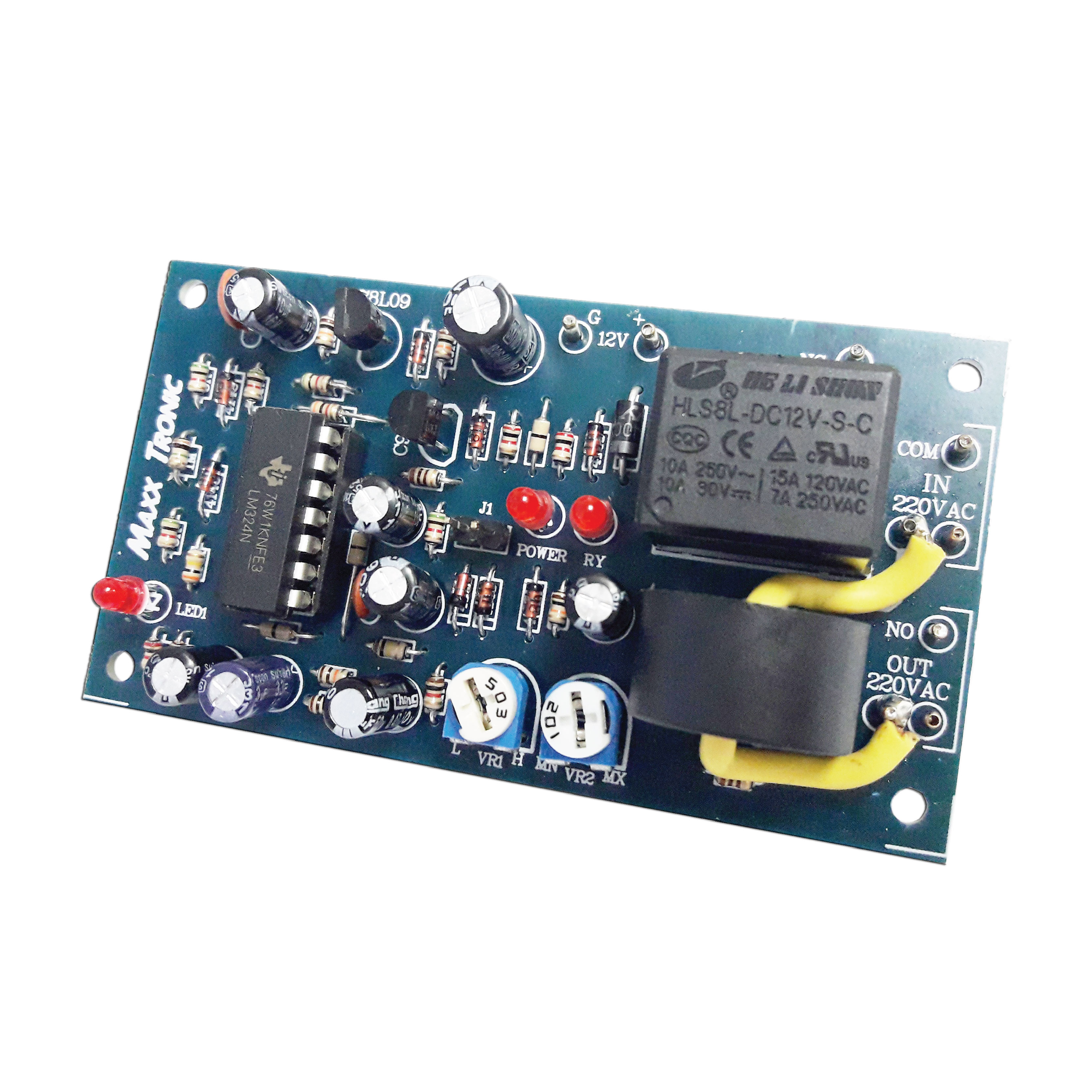 MaxxTronic MXA125 วงจรป้องกันกระแสเกิน 220VAC 1A