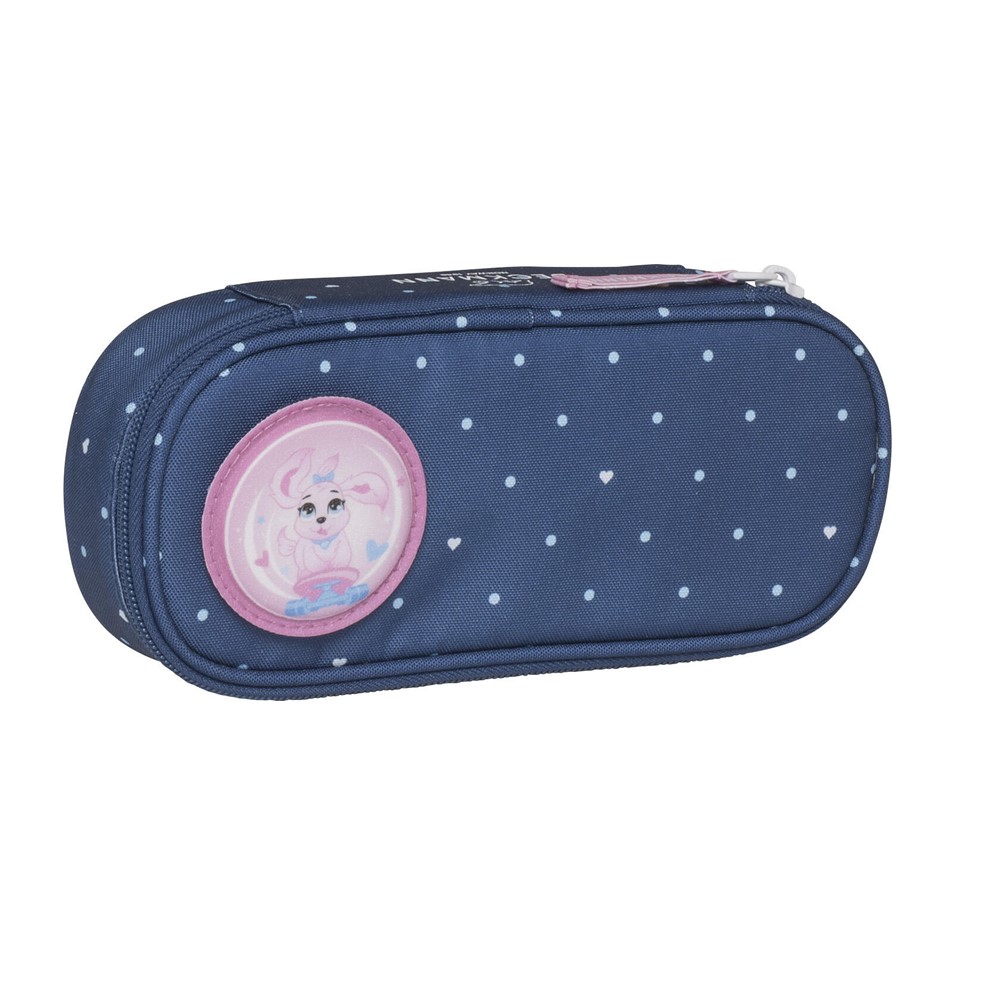 Oval pencil case, Pet Friends Blue