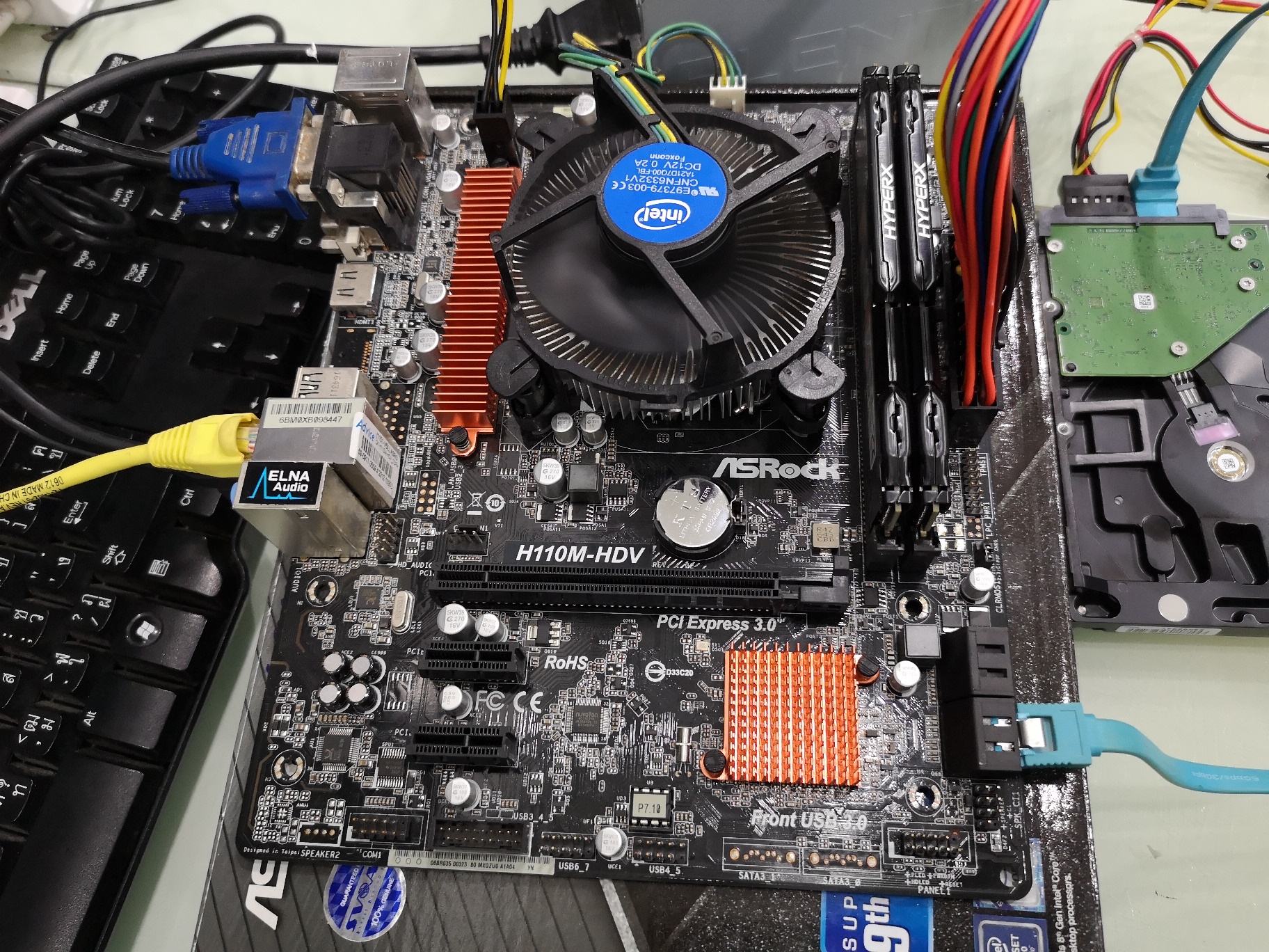 intel i3-6098P + ASRock H110M-HDV ประกัน Advice 12/2019