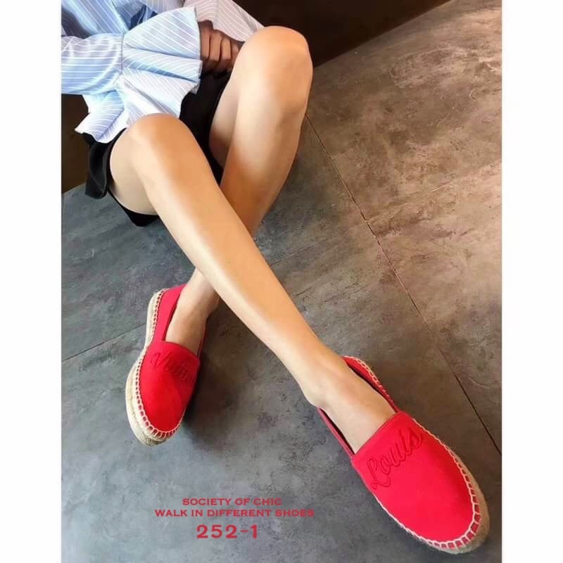 รองเท้า Loius Vuitton Espradrilles (สีดำ)