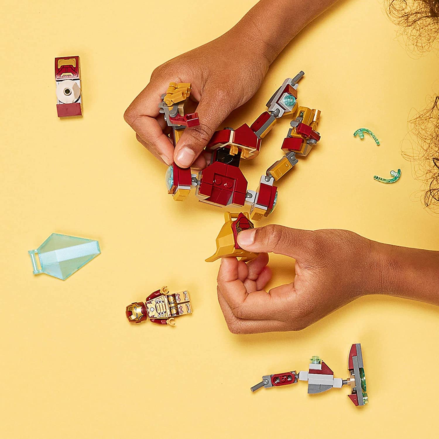 LEGO ตัวต่อเสริมทักษะ เลโก้ มาร์เวล ไอรอนแมน เมค อาร์เมอร์ Marvel : Iron Man Mech Armor รุ่น 76203