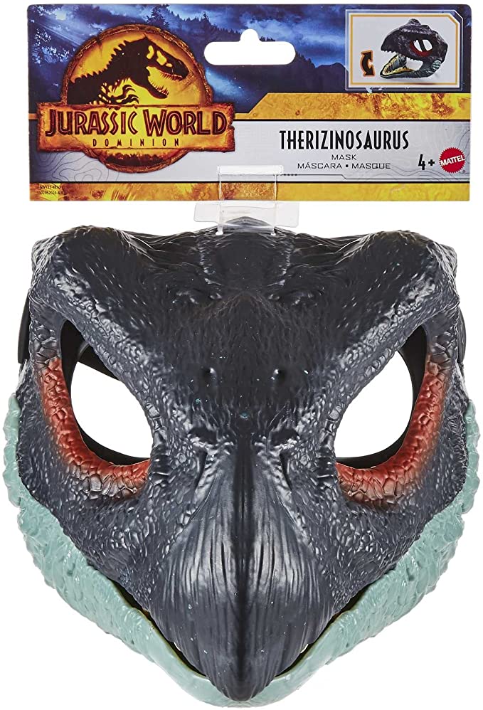 Mattel Jurassic World Dino Mask Therizinosaurus (GWY33) แมทเทล จูราสสิค เวิลด์ ของเล่นแอ็กชั่นฟิกเกอร์ไดโนเสาร์ หน้ากาก เทอริสิโนซอรัส