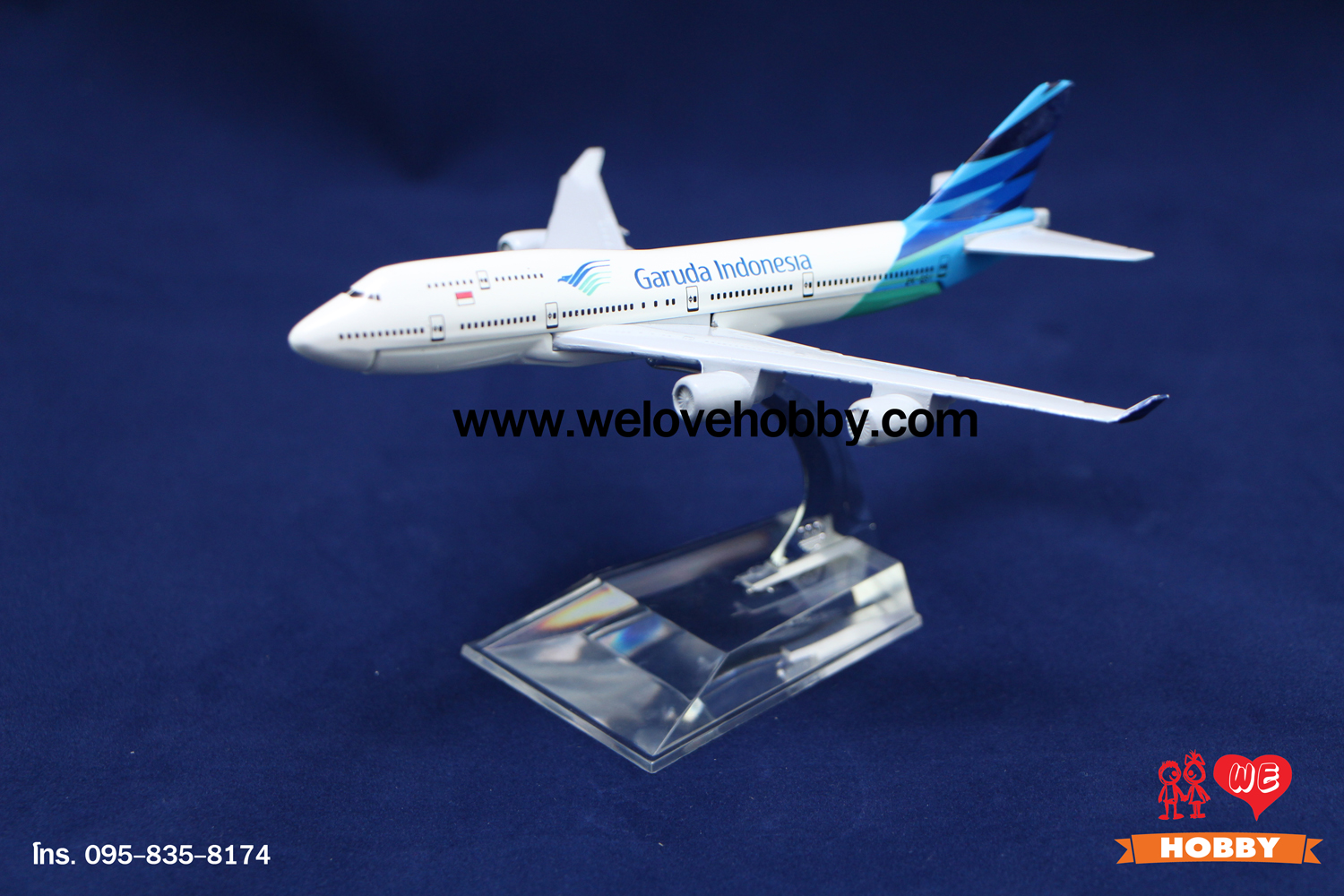 โมเดลเครื่องบิน Indonesia Airlines อินโดนิเซีย (Boeing 727-200)