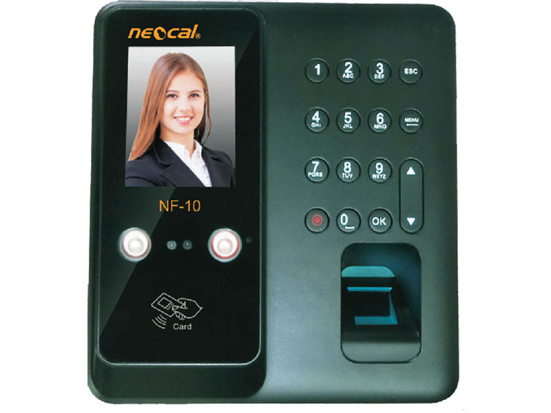 ขายถูก Neocal เครื่องสแกนนิ้วมือ+ใบหน้า ดำ นีโอแคล NF-10