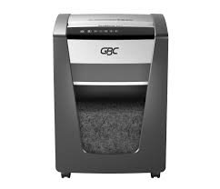 ขายถูก เครื่องทำลายเอกสาร สีดำ GBC M515 ตัดละเอียด 17แผ่น