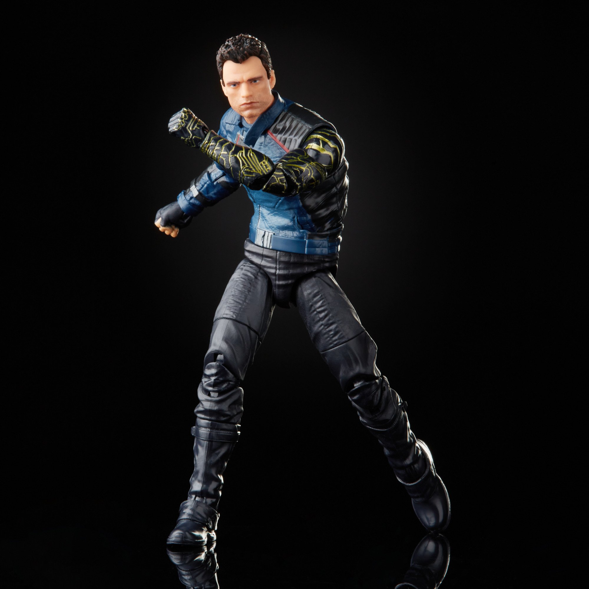 Hasbro Marvel Legends Series Winter Soldier 6-inch Figure ฮาสโบร มาร์เวล เลเจนด์ ซีรี่ย์ส หุ่นโมเดลฟิกเกอร์ วินเทอร์ โซลเยอร์ ขนาด 6 นิ้ว (No BAF) ลิขสิทธิ์แท้