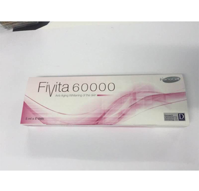 Fivita 60000 Nano Cell (USA) กลูต้าหัวเชื้อสูตรน้ำ 8 ขวด