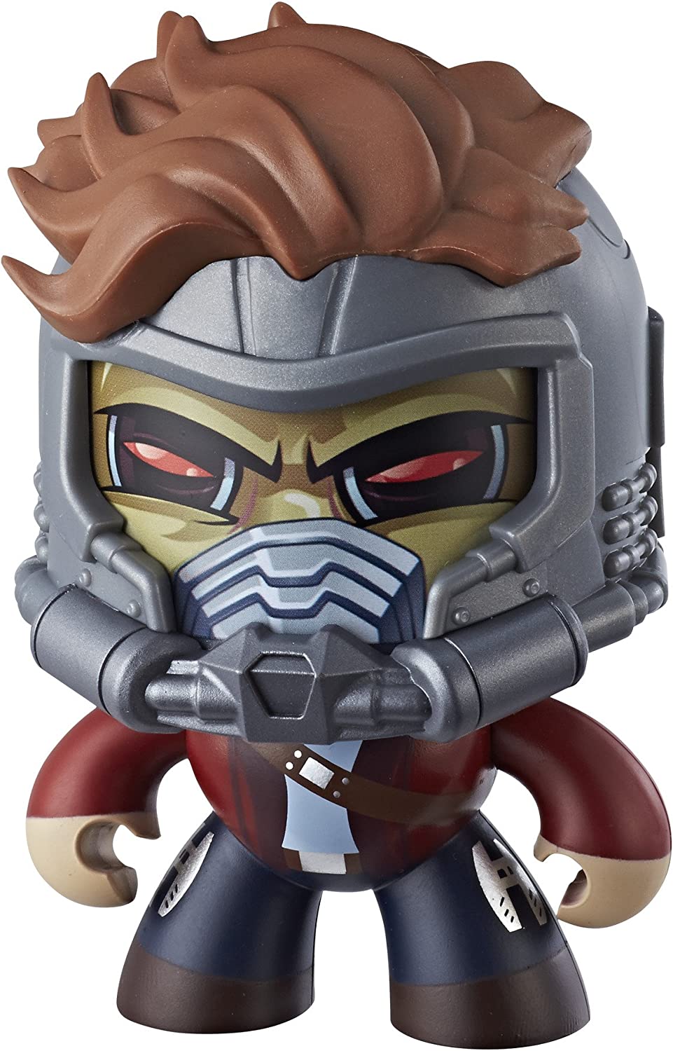 Hasbro Marvel Avengers Mighty Muggs Star-Lord ฮาสโบร มาร์เวล อเวนเจอร์ส ไมตี้ มักส์ สตาร์-ลอร์ด ตุ๊กตาเปลี่ยนหน้าได้ ลิขสิทธิ์แท้