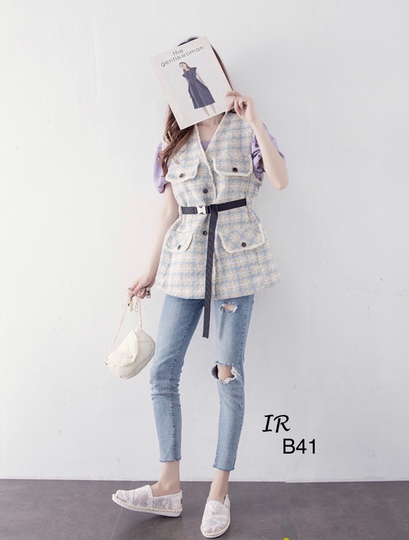 รองเท้าลูกไม้ทอลาย (สีกากี)