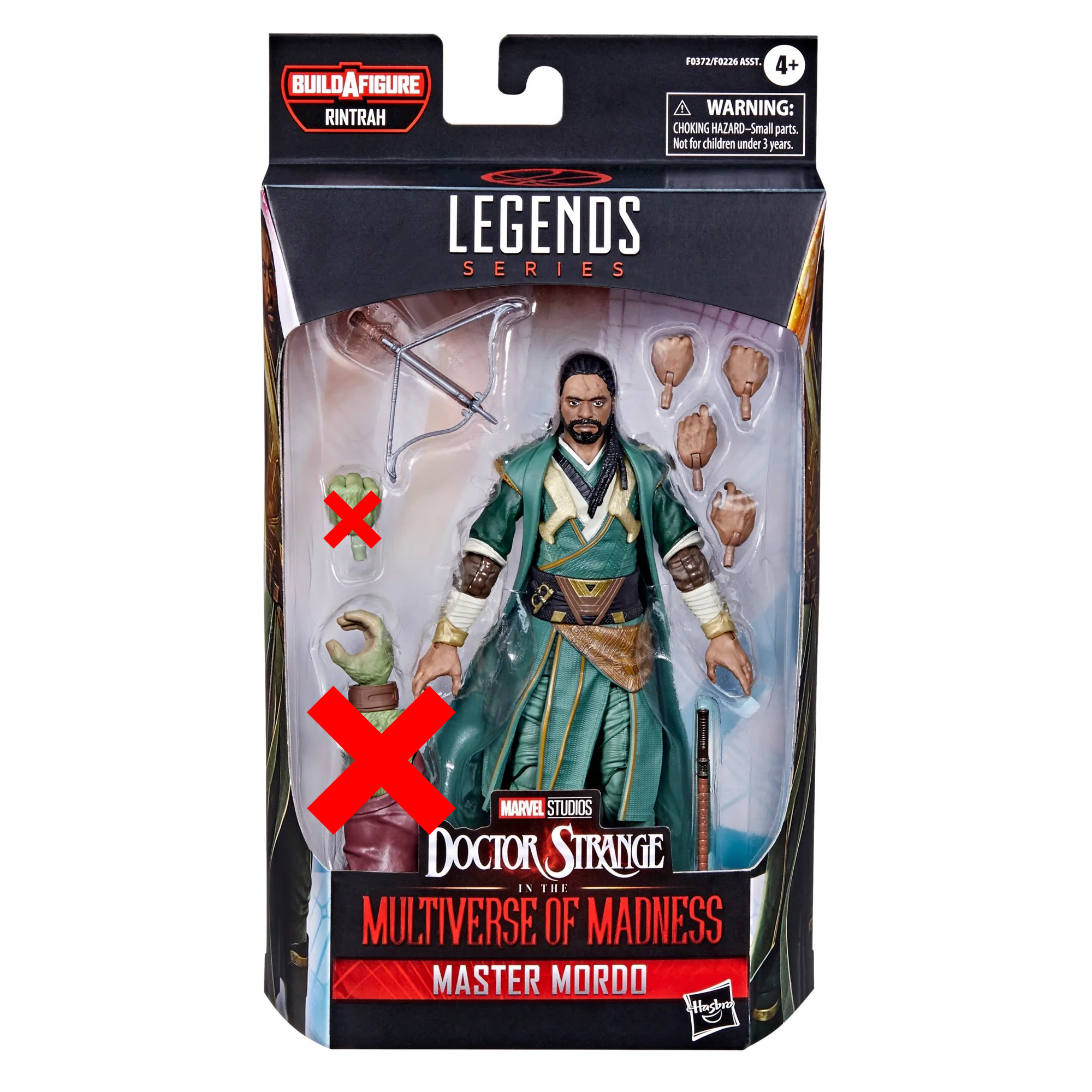 Hasbro Marvel Legends Series Doctor Strange In The Multiverse of Madness Master Mordo 6-inch Figure ฮาสโบร มาร์เวล เลเจนด์ ซีรี่ย์ส หุ่นโมเดลฟิกเกอร์ ด็อกเตอร์ สเตรนจ์ อิน ดิ มัลติเวิร์ส ออฟ แมดเนส มาสเตอร์ มอร์โด ขนาด 6 นิ้ว (No BAF) ลิขสิทธิ์แท้