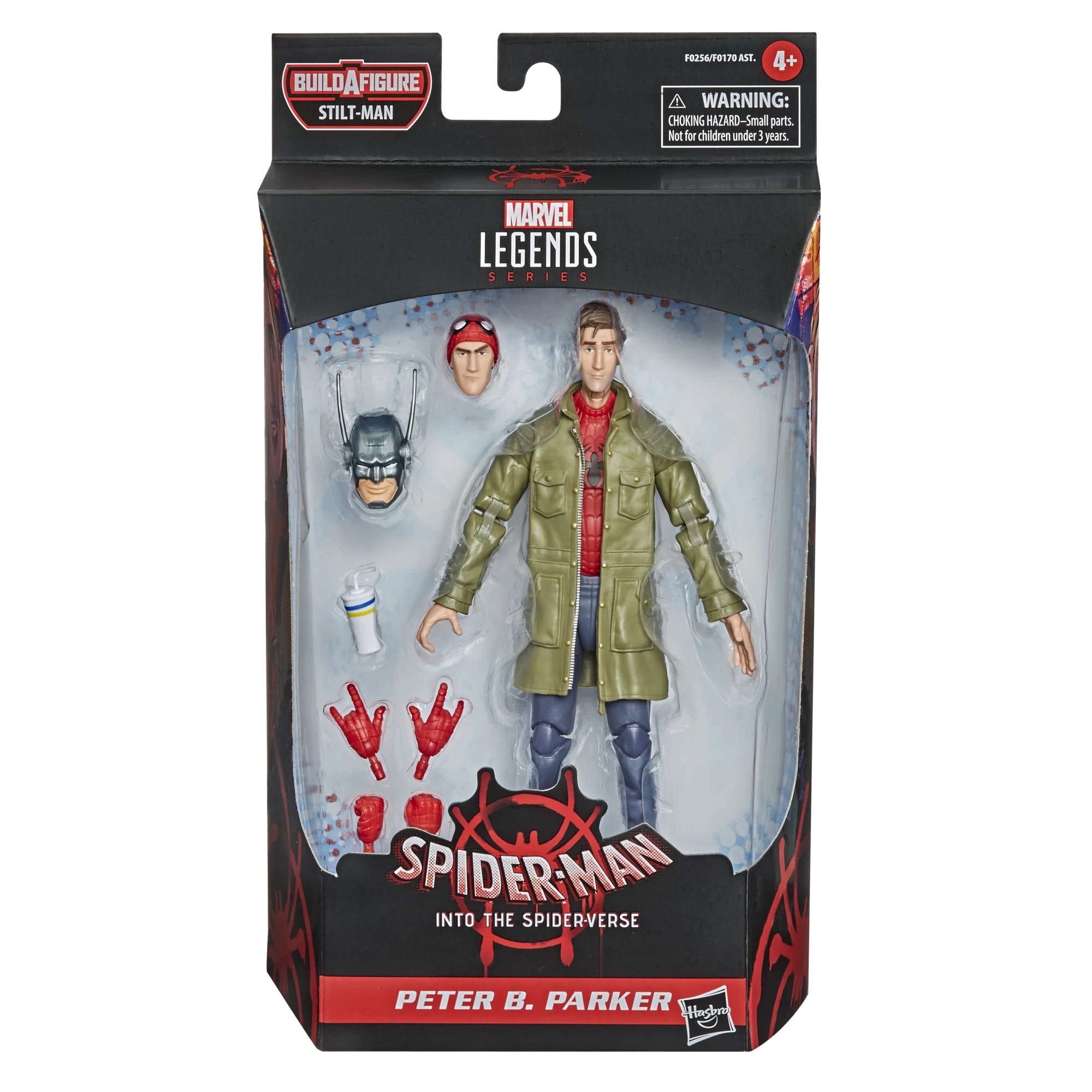 Hasbro Marvel Legends Series Spider-Man: Into the Spider-Verse Peter B. Parker ฮาสโบร มาร์เวล เลเจนด์ ซีรี่ย์ส สไปเดอร์แมน อิน ทู เดอะ สไปเดอร์ เวิร์ส หุ่นโมเดลฟิกเกอร์ ปีเตอร์ ปาร์คเกอร์ ขนาด 6 นิ้ว ลิขสิทธิ์แท้