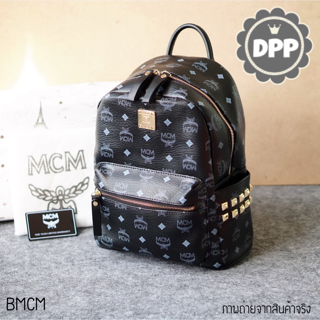 กระเป๋าเป้ MCM (สีครีม)