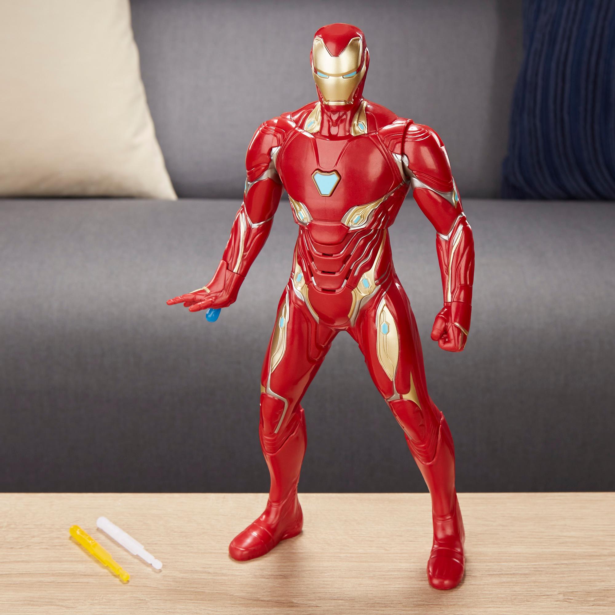 Hasbro Marvel Avengers : Endgame Repulsor Blast Iron Man 13-Inch Figure หุ่นโมเดลฟิกเกอร์ ไอรอนแมน ขนาด 13 นิ้ว ปล่อยลำแสงได้ มีเสียง 15 คำพูด ลิขสิทธิ์แท้
