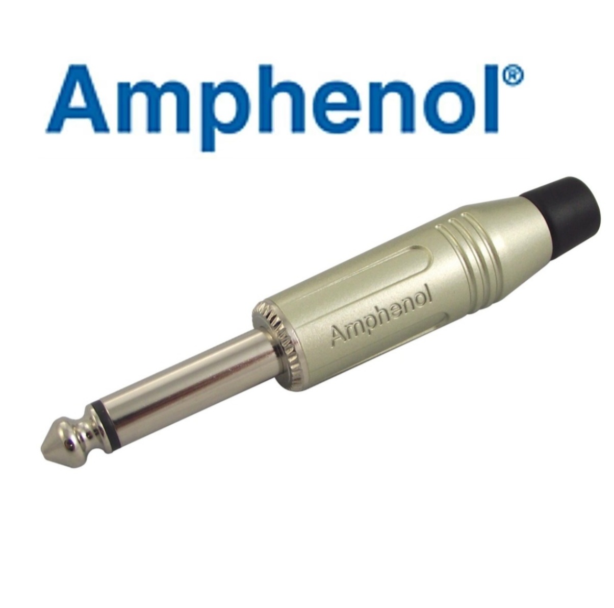 ปลั๊กโฟนโมโน 6.35 (1/4") AMPHENOL / ACPM-GN