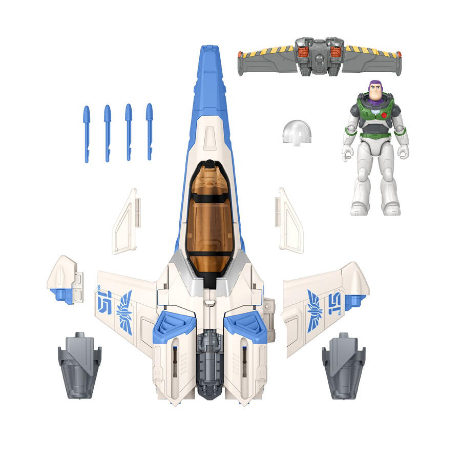 Mattel Disney Pixar Lightyear Blast & Battle XL-15 Spaceship (HHJ56) แมทเทล ดิสนีย์ พิกซาร์ ไลท์เยียร์ ของเล่นแอ็กชั่นฟิกเกอร์ ยานอวกาศ XL-15
