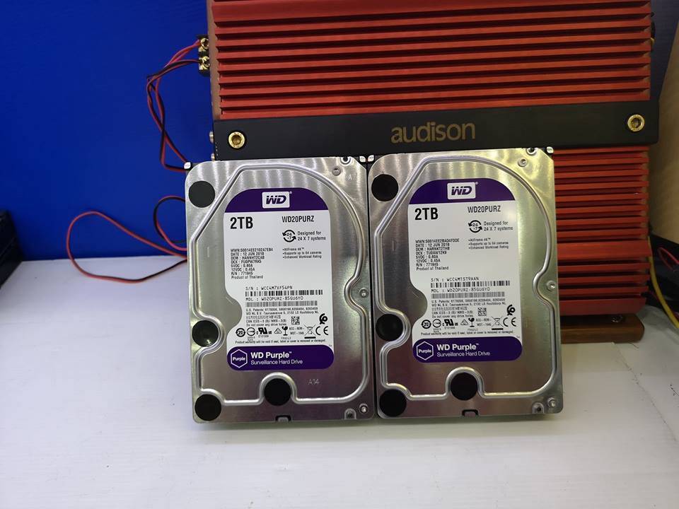 2 TB. WD PURPLE 5400RPM SATA3 (WD20PURZ) 07/2021