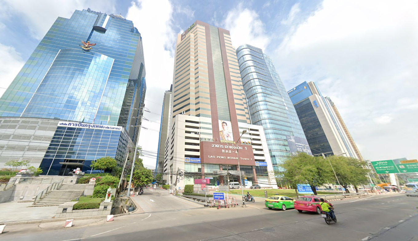 Lao Peng Nguan Building, Tower 1, office for rent. Next to Vibhavadi Rangsit Road Near Lat Phrao Intersection and near Chatuchak Park.