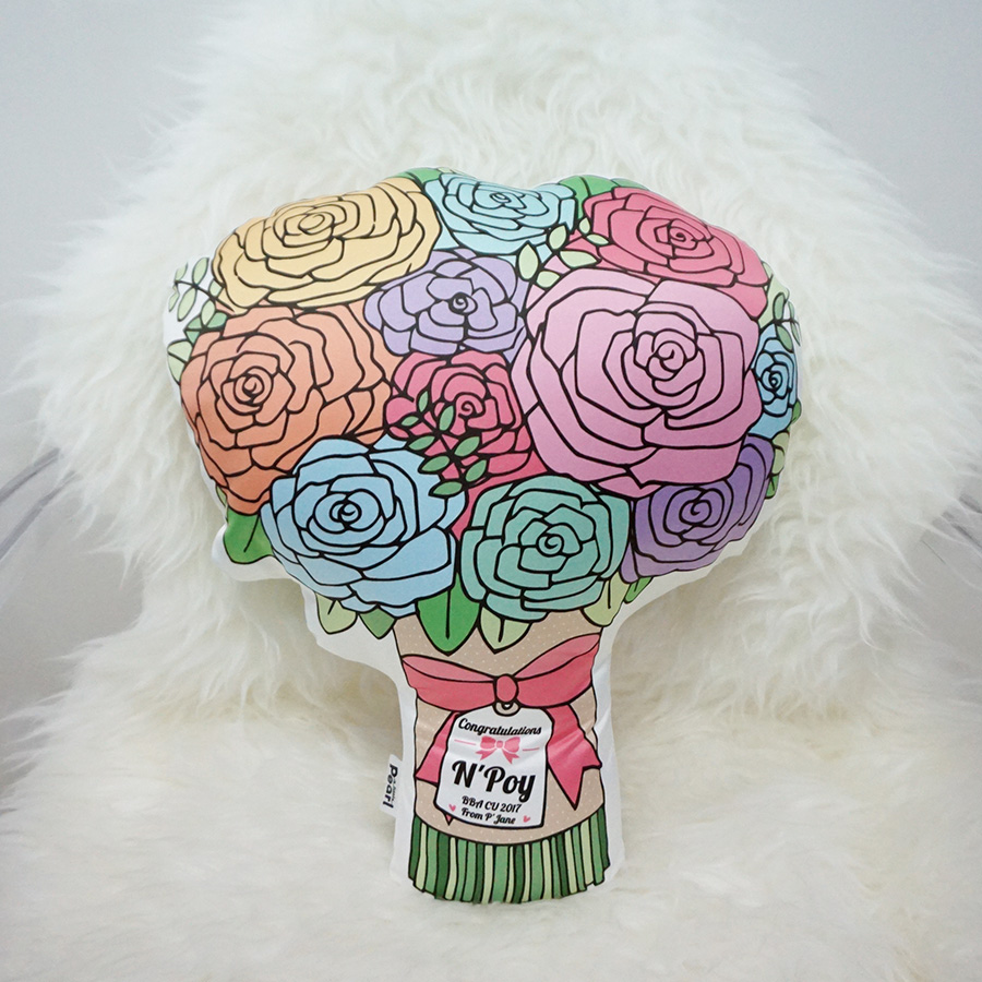 หมอนช่อกุหลาบ Rose Bouquet