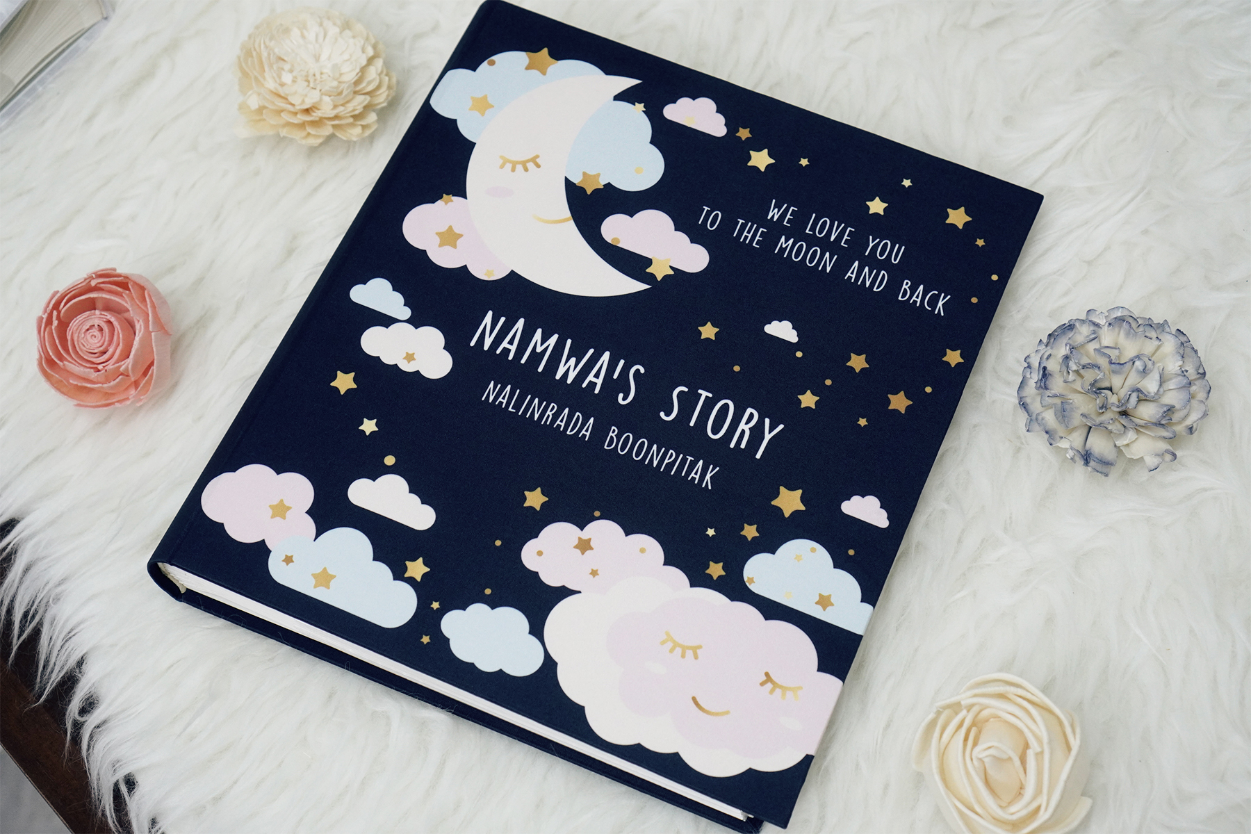 อัลบั้มสั่งทำใส่ชื่อ ลาย Moon