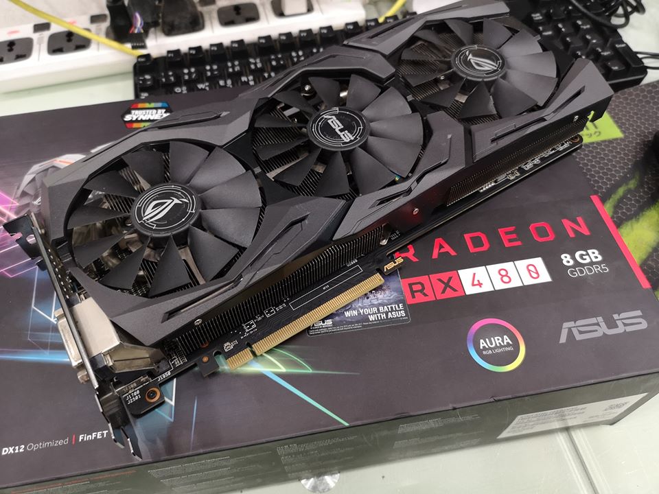ASUS StriX RX480 8GB. DDR-5 256Bit