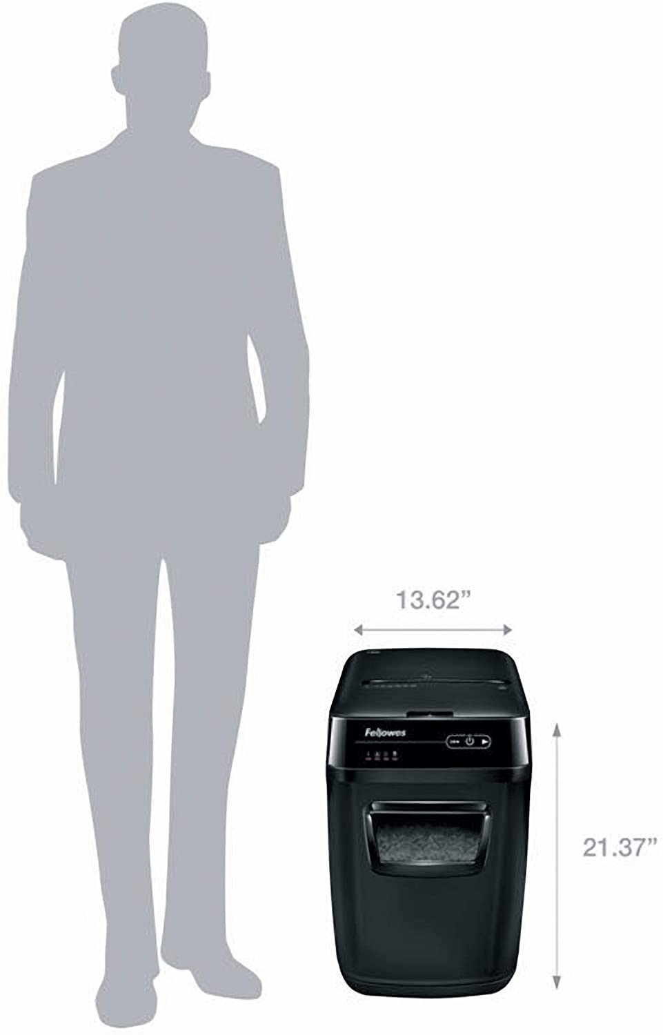 ขายถูก เครื่องทำลายเอกสาร Fellowes Auto MAX 130C บรรจุกระดาษได้ 130 แผ่น แบบตัดละเอียด ( Cross Cut )