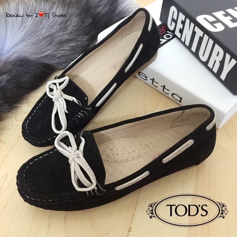 พร้อมส่ง : รองเท้าแฟชั่น STYLE TOD'S (สีดำ)