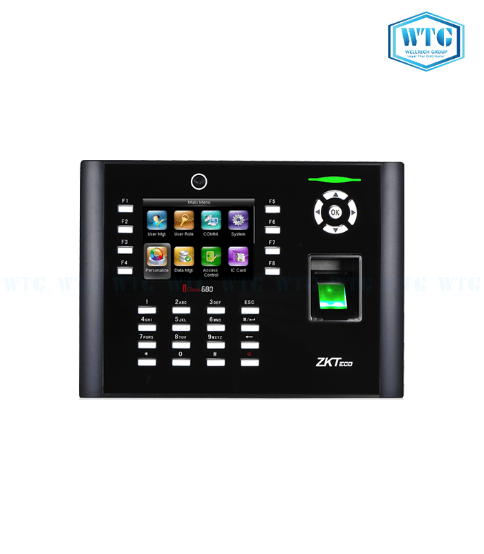 ขายถูก เครื่องสแกนลายนิ้วมือ ZKTECO ICLOCK680