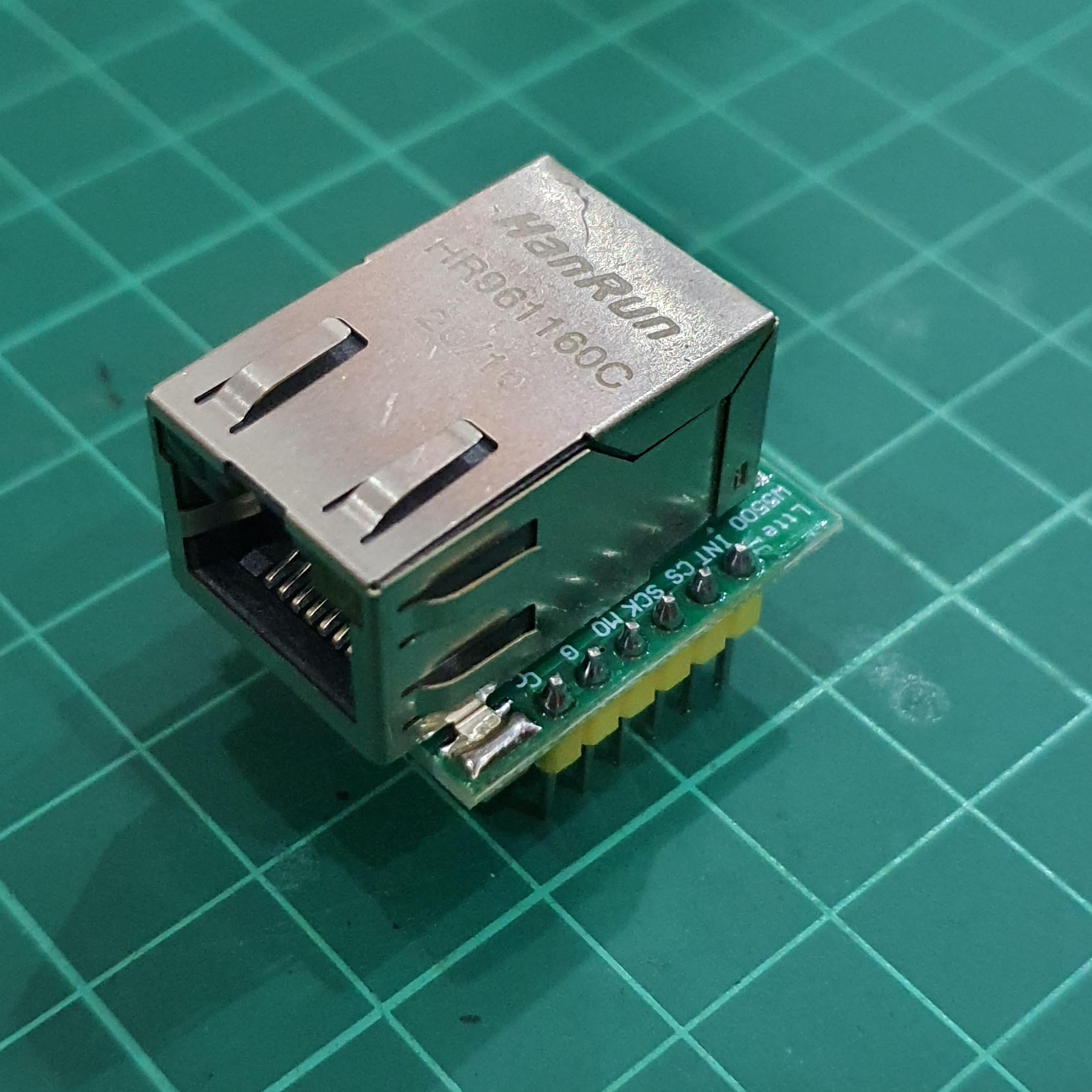 W5500 Ethernet Module ( โมดูลเชื่อมต่ออินเทอร์เน็ตผ่าน SPI )