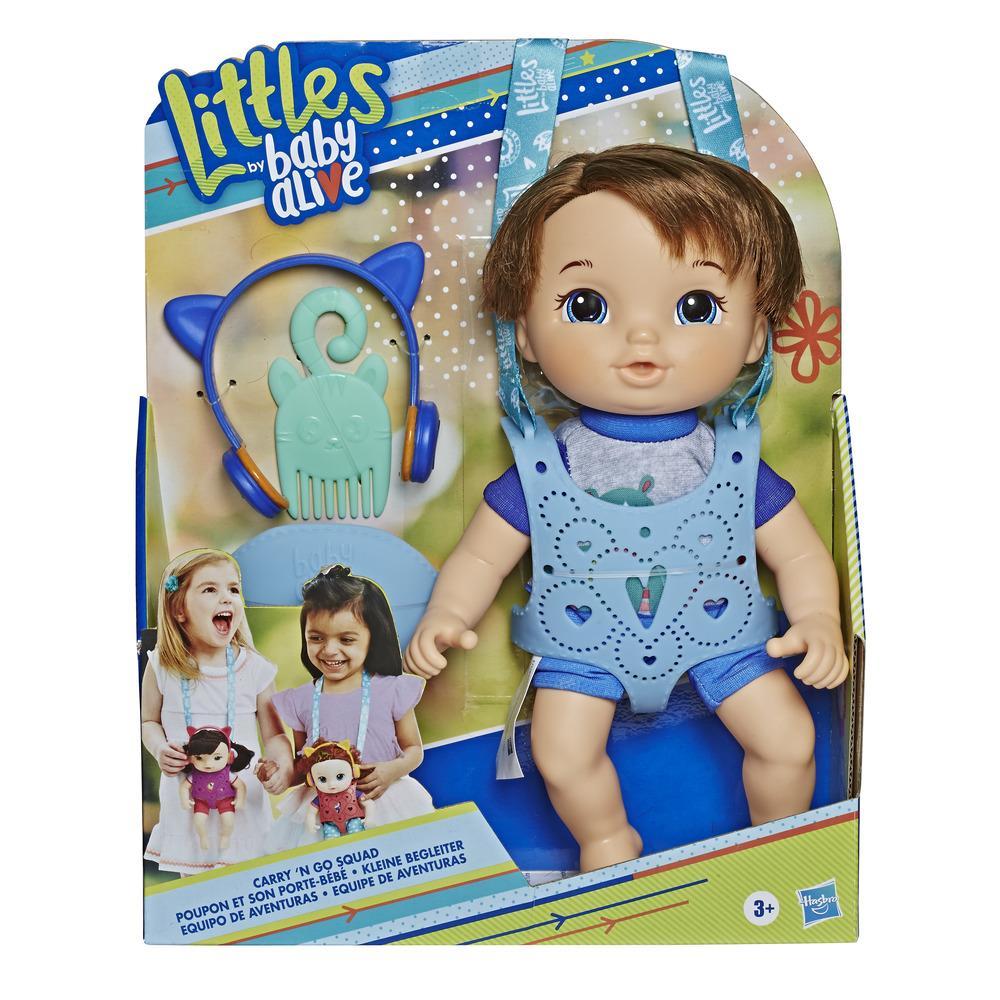 Hasbro Toy Baby Alive, Carry ‘n Go Squad, Little Matteo ฮาสโบร ตุ๊กตา เบบี้ อะไลฟ์ ลิตเติ้ล มัตเตโอ ขนาด 9 นิ้ว ลิขสิทธิ์แท้