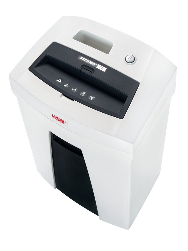 ขายถูก เครื่องทำลายเอกสาร HSM Securio C16 (3.9) 12-14 แผ่น ตัดเป็นเส้น