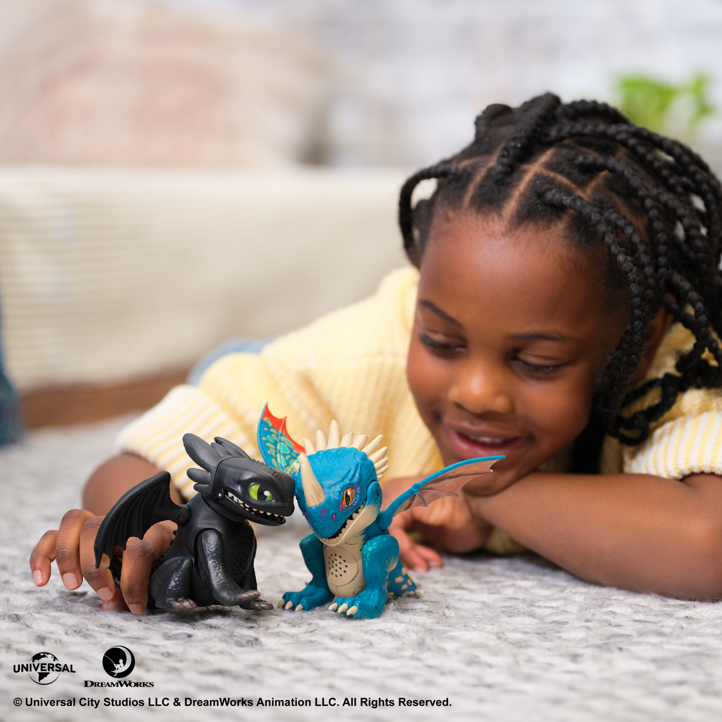 HOW TO TRAIN YOUR DRAGON ROARING MINIS TOOTHLESS โมเดล ของเล่น ฟิกเกอร์ เขี้ยวกุด มีเสียงและคำพูดเด็ดๆ 25 แบบ ลิขสิทธิ์แท้