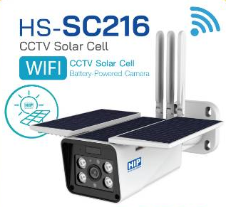 ขายถูก กล้องHIP HS-SC216 ใช้พลังงานแสงอาทิตย์ รองรับWifi กันน้ำกันฝุ่น หมดกังวลไฟดับ ทำงาน24ชม. 2.0MP