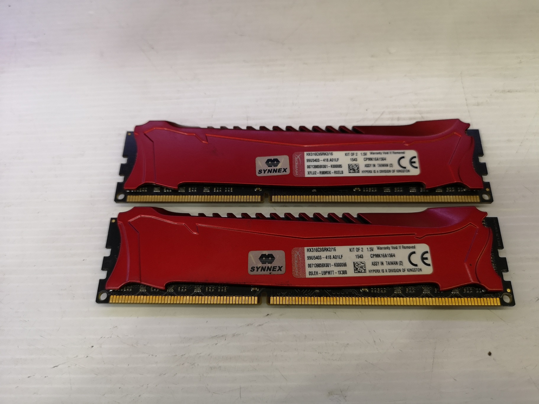 16GB. DDR-3 KIGSTON HyperX RED