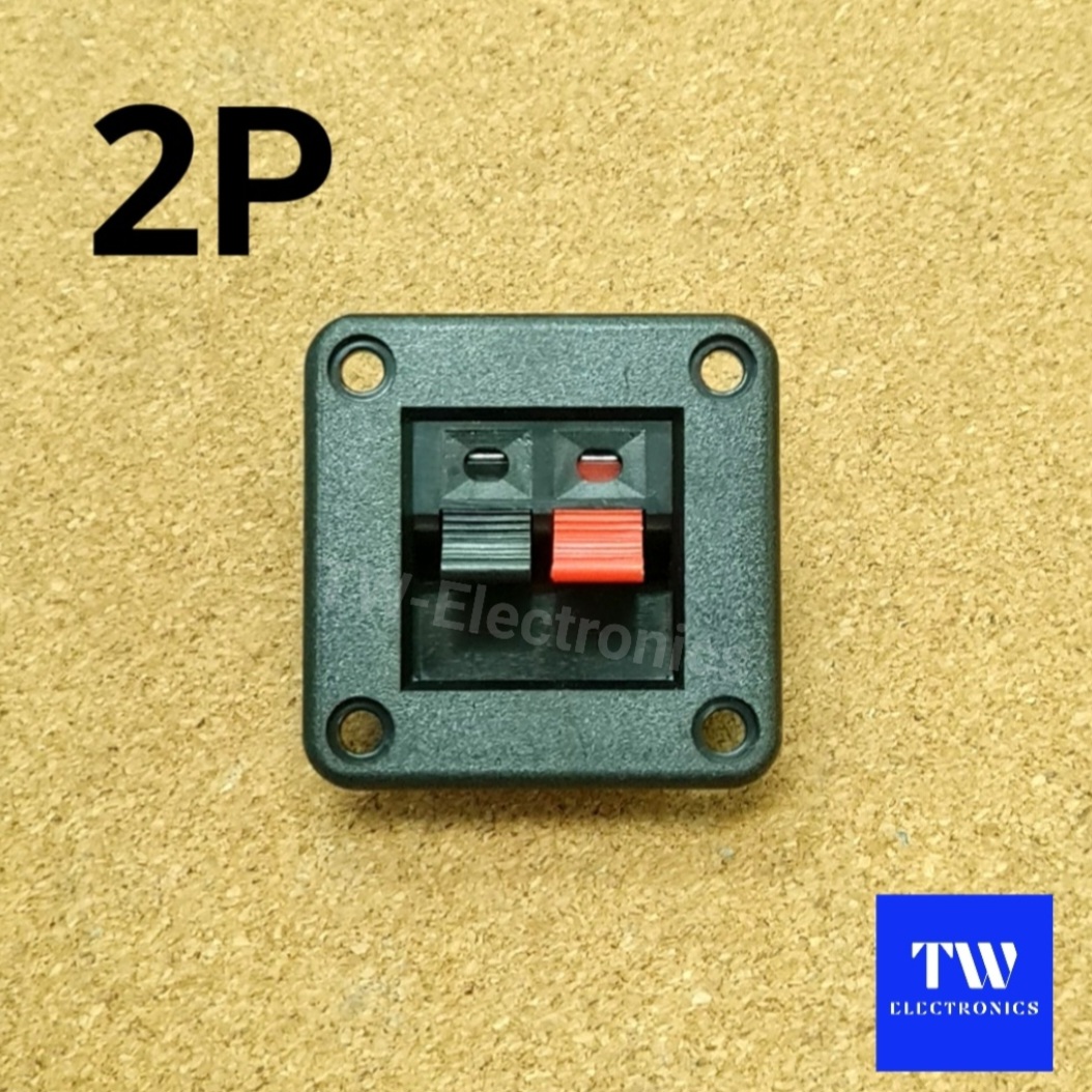 แท็ปลำโพงแบบกด2P (สี่เหลี่ยมจตุรัส 42×42mm)