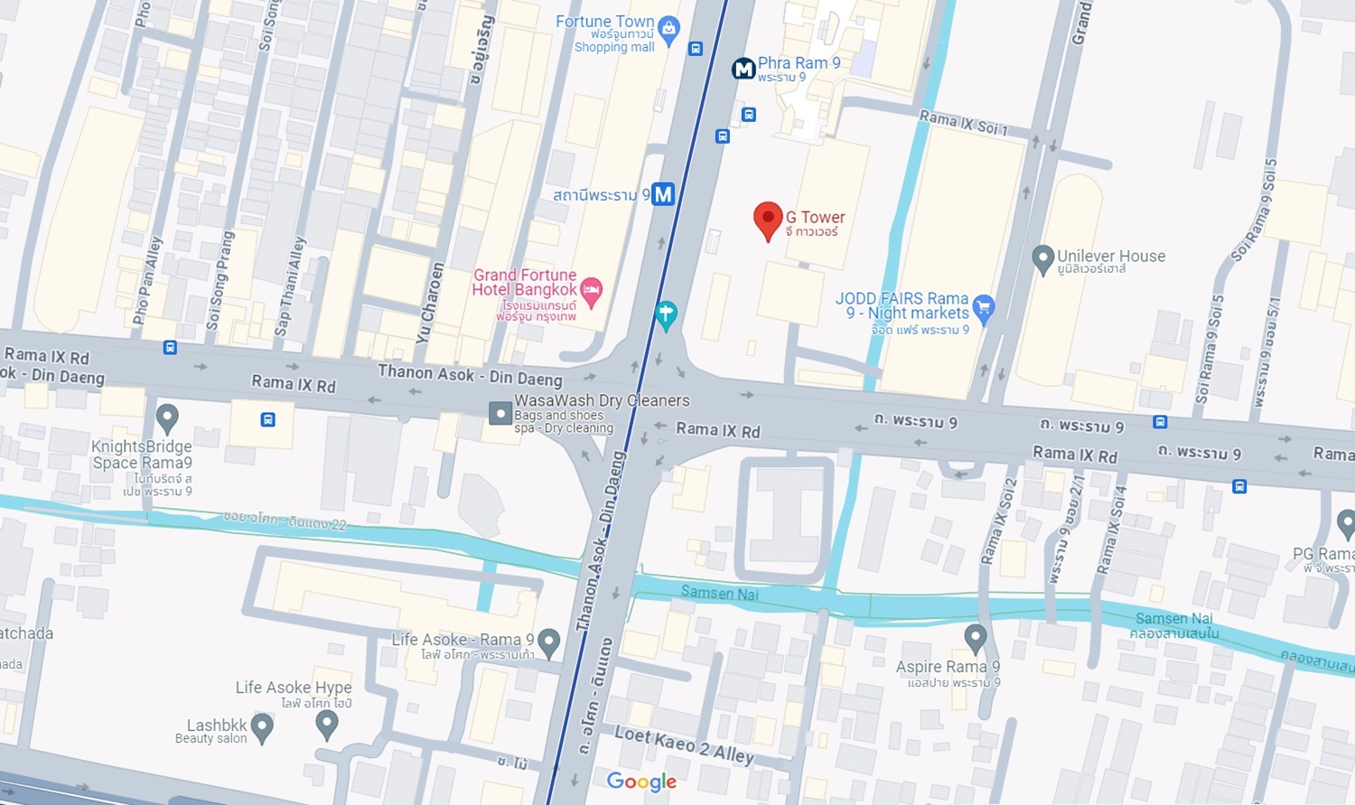 อาคารจี ทาวเวอร์ (G Tower) สำนักงานให้เช่า เกรดเอ ย่านพระราม 9 - รัชดาภิเษก ใกล้รถไฟฟ้า MRT พระราม 9 กรุงเทพฯ